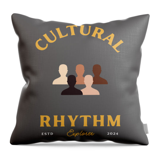 Cultural Rhythm  - Throw Pillow