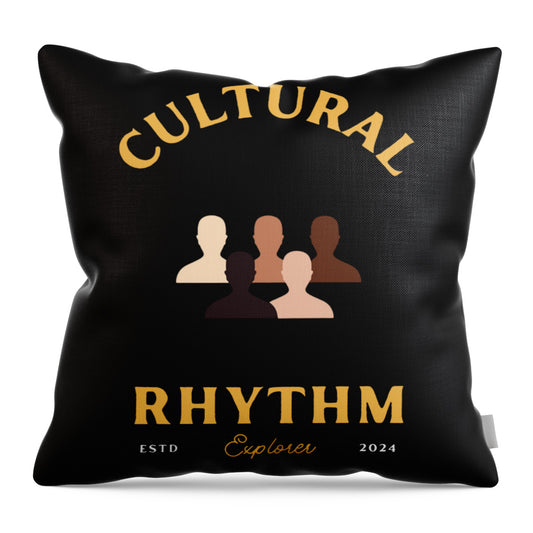 Cultural Rhythm Explorer - Throw Pillow