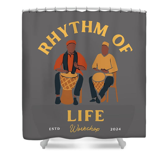 Rhythm of Life  - Shower Curtain