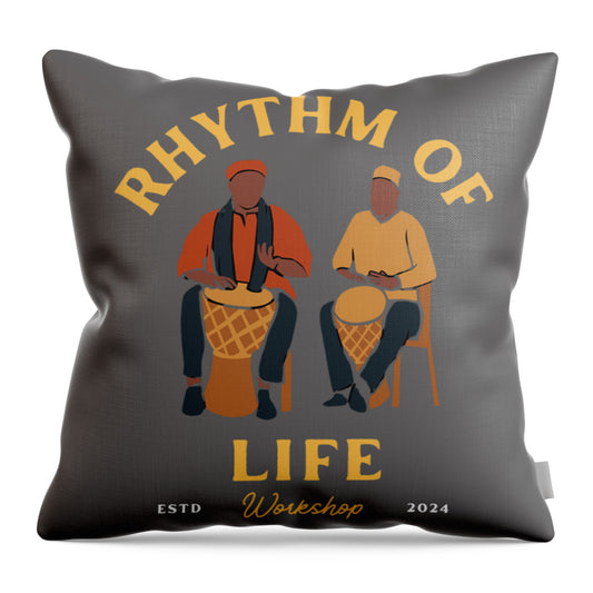 Rhythm of Life  - Throw Pillow